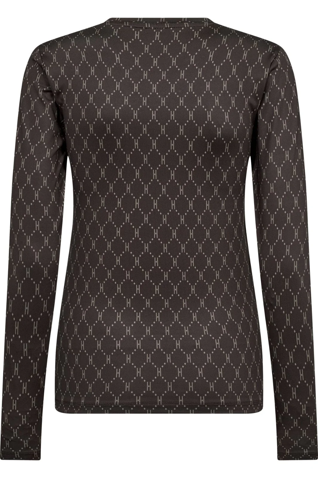 Hype The Detail Printed Blouse 200-14 43 brun