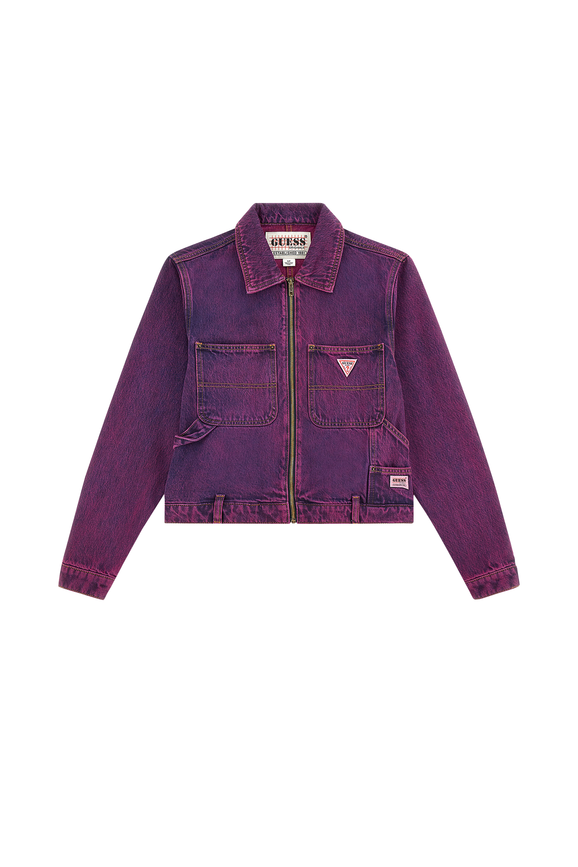 GUESS ORIGINALS Veste GO CROPPED CARP F68R GO Violet