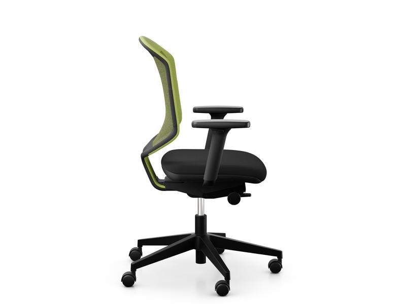 Giroflex Bürostuhl Chair2Go 434 Schwarz/Grün Drehstuhl mit hohem Sitzkomfort
