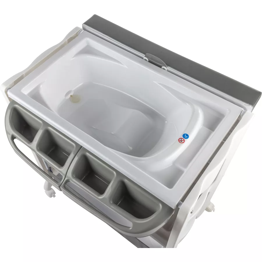 Bebeconfort Bade-Wickel-Kombi Dolphy Gray Mist