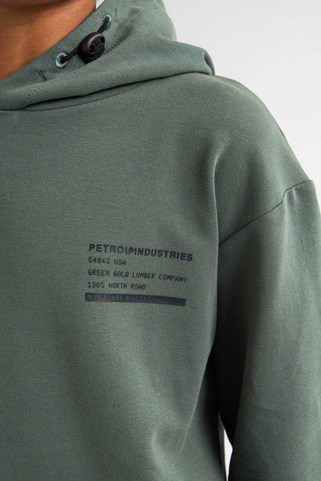 Petrol Industries hoodie groen