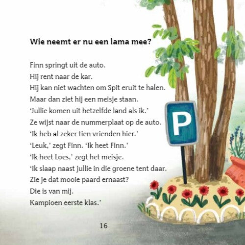 Uitgeverij kluitman spit de lama gaat kamperen - avi m4