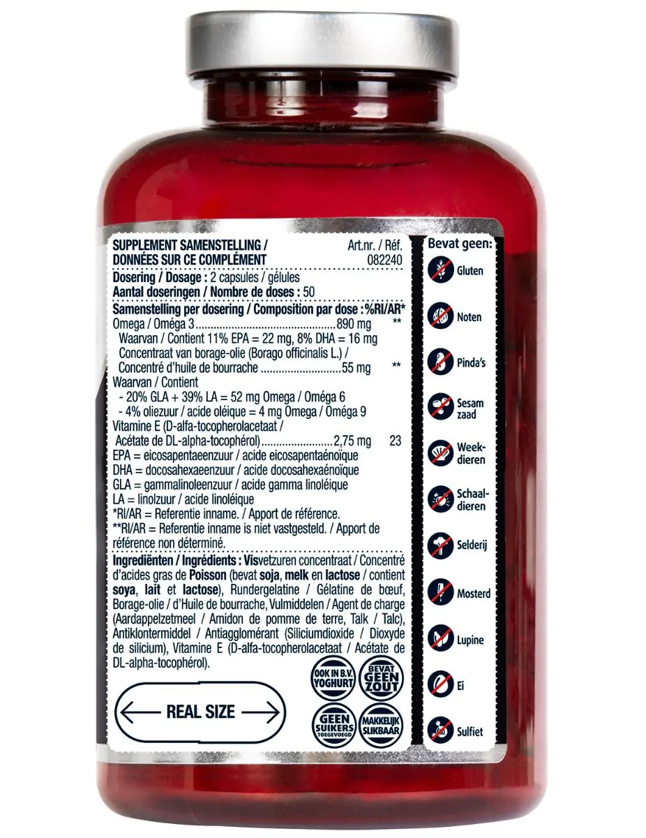 Omega 3-6-9 vetzuren 100 capsules