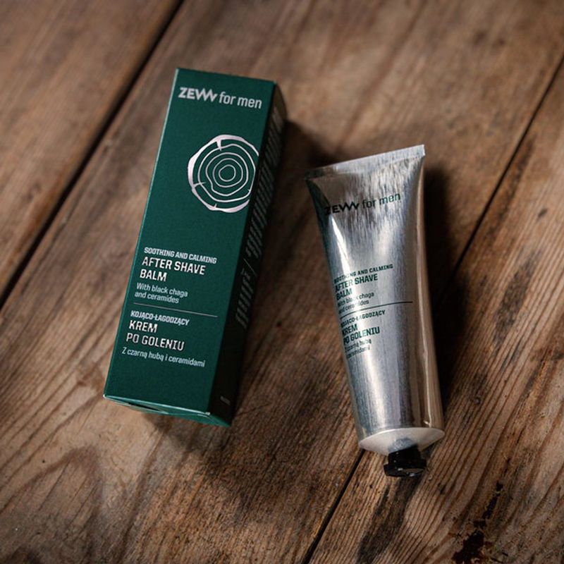 Zew For Men After Shave Balsem met zwarte chaga en ceramides