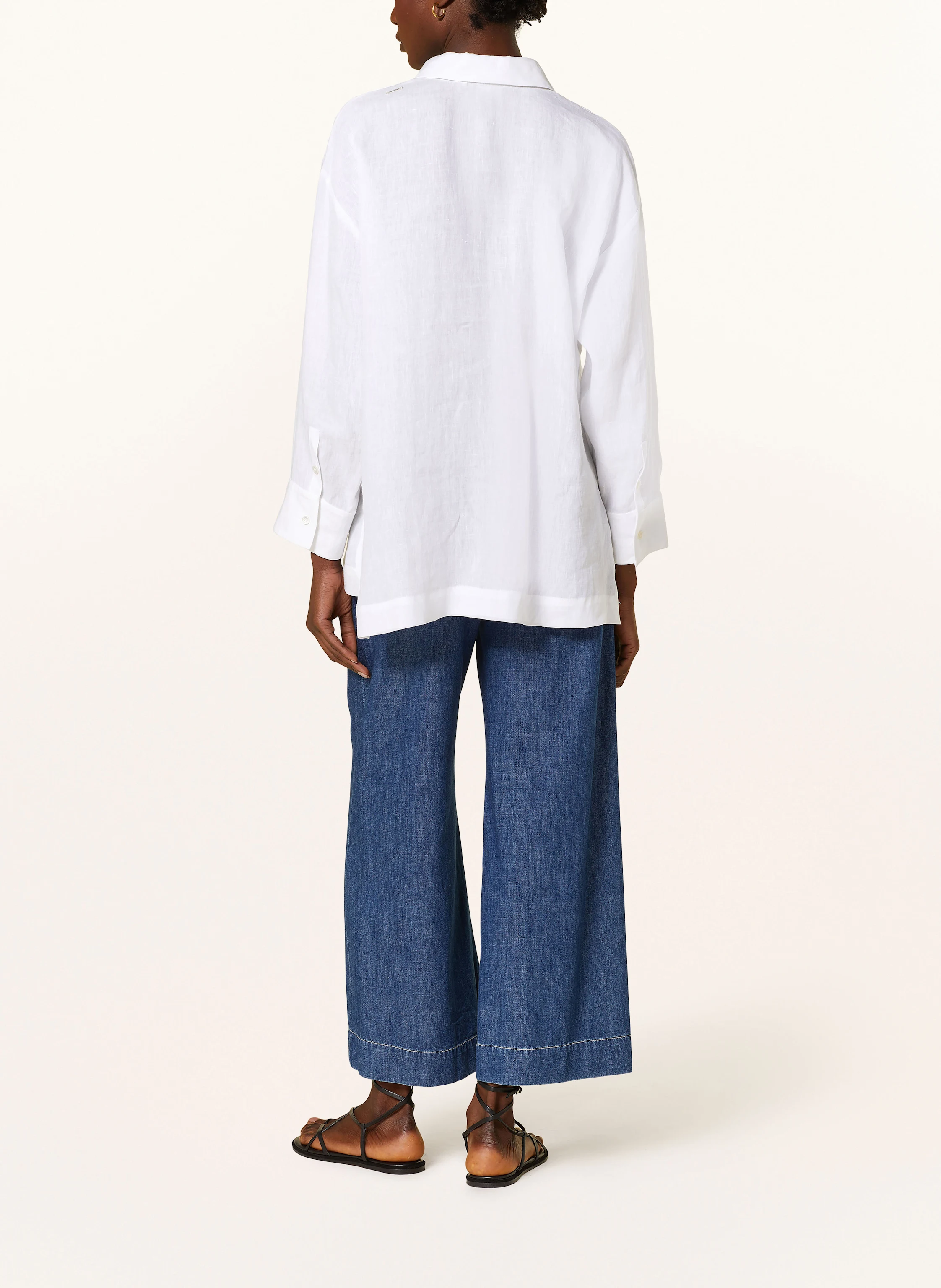 S Max Mara Oversized-Blusenshirt VARESE aus Leinen