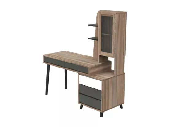 Bureau design moderne 120x55 cm rangement BFARX