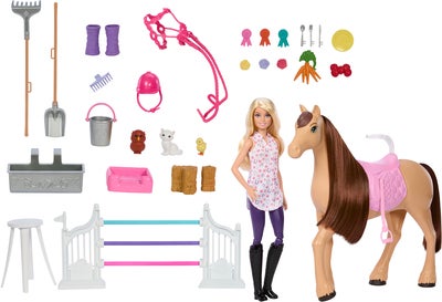 Barbie Ultimate Stall med Dukke & Hest