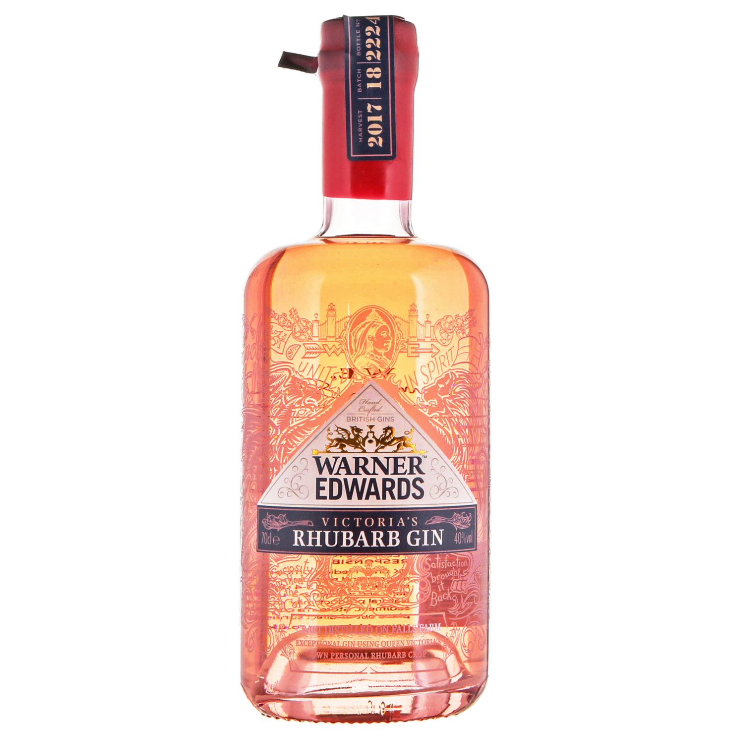 Warner Edwards Victoria Rhubarb Gin -70cl