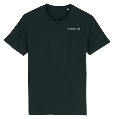 T-Shirt Unisexe Çois 'Secteurs Pavés Roubaix' Noir