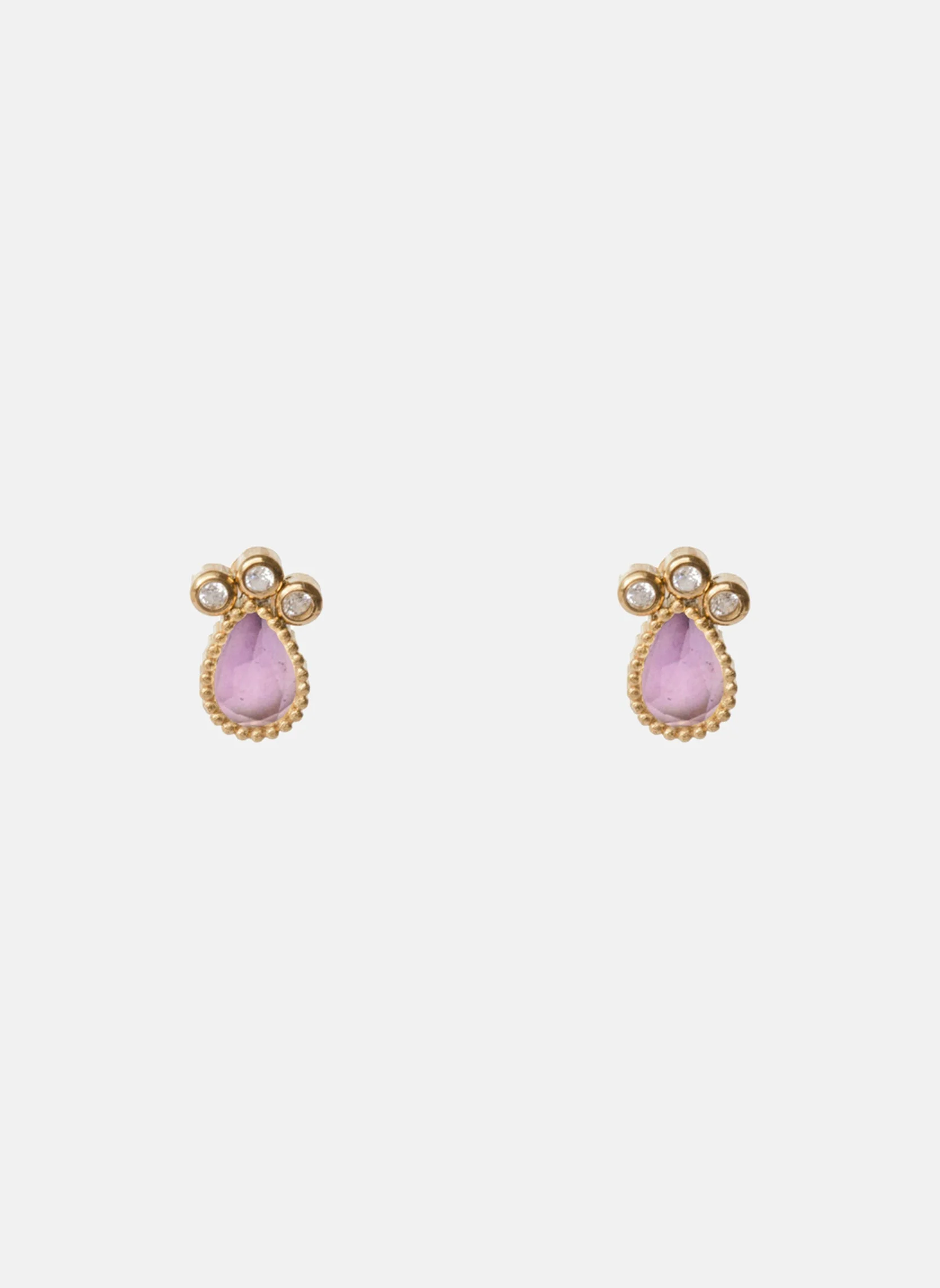 VENUS - Puces d'oreilles venus | Violet