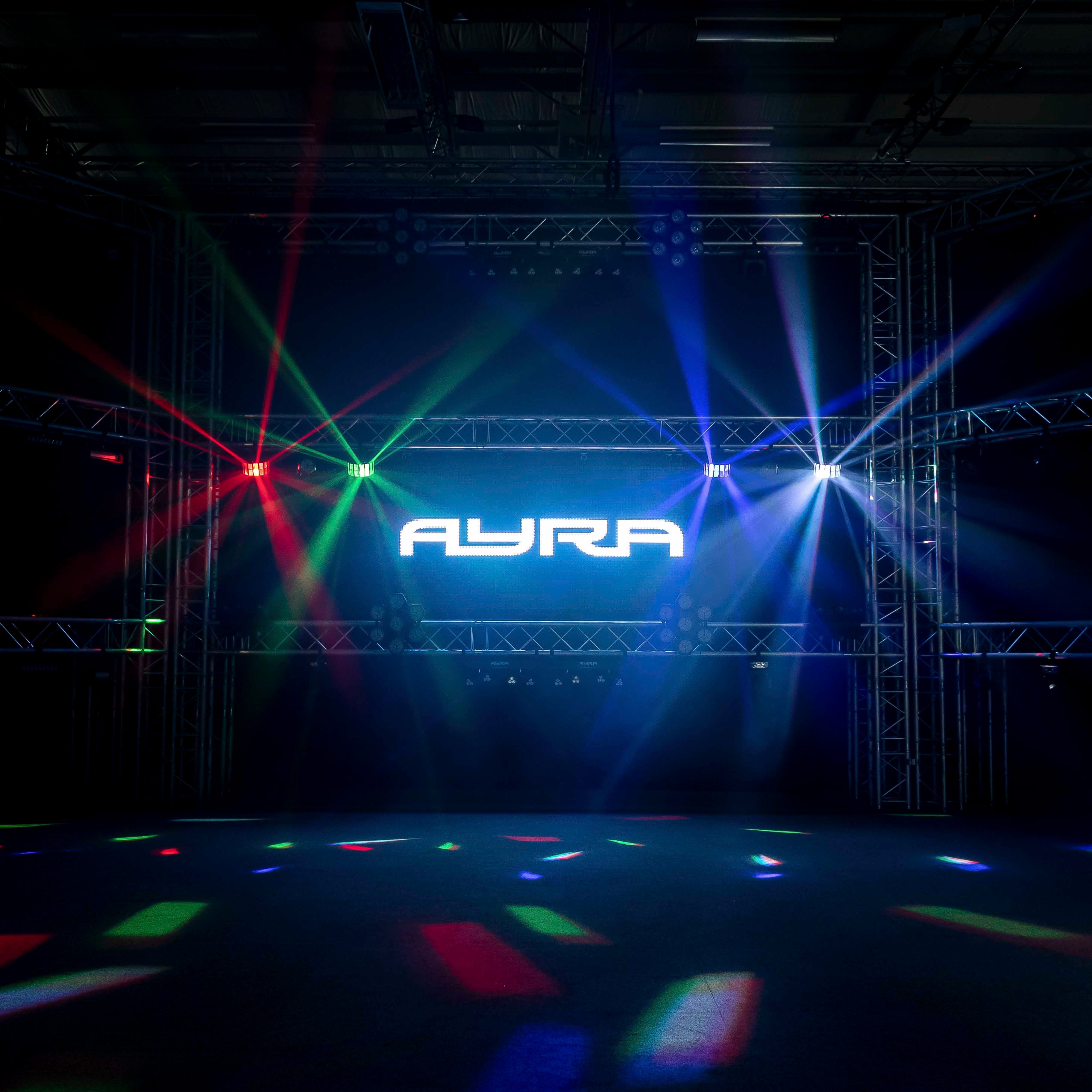 Ayra LEDBAG 4 DLX Deluxe met Ayra TDC 180 Derby LED-lichteffect