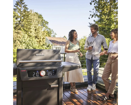Char-Broil 2400W elektrische grill, zwart, inclusief vetopvangbak, keukengereihouder, grillrek en warmhoudrek