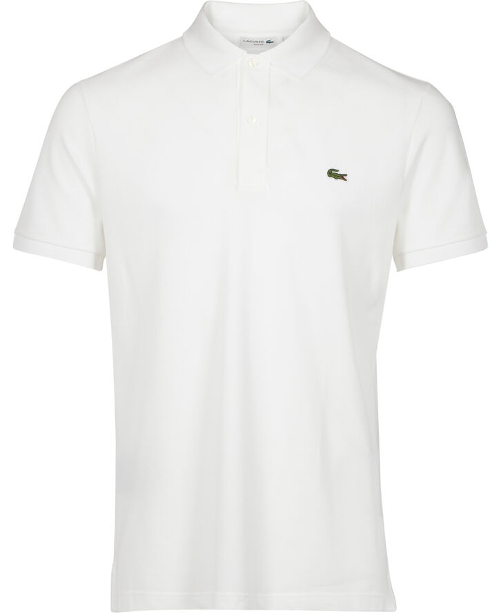 Lacoste Slim fit petit piqué polo Hvid