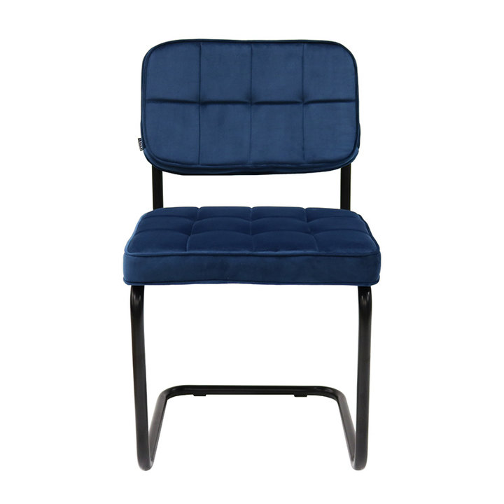Stoel Velvet - Ivy Donker Blauw