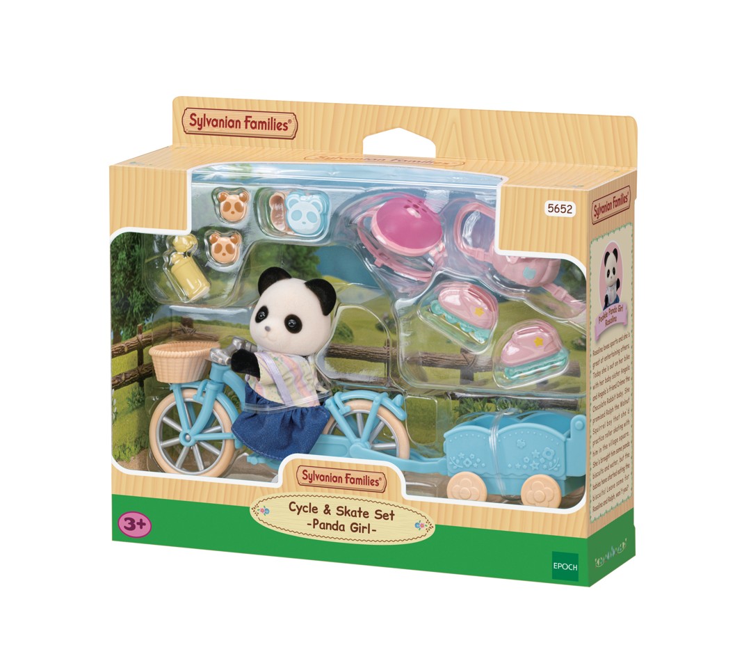 Sylvanian Families - Cykel og Rulleskøjte legesæt med figur (5652)