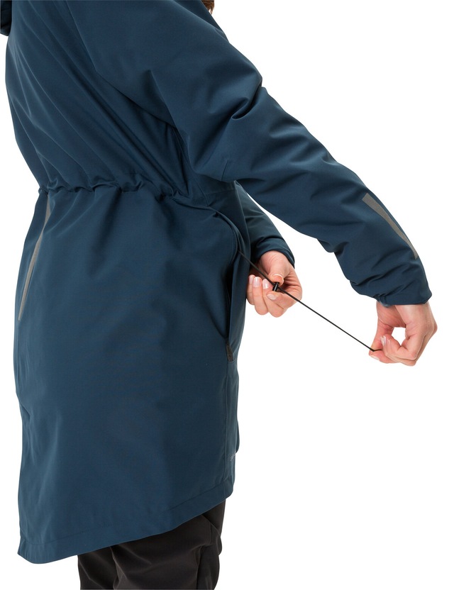 VAUDE Funktionsmantel »WOMEN'S CYCLIST PADDED PARKA II«, 1 Wasserdicht, winddicht, atmungsaktiv