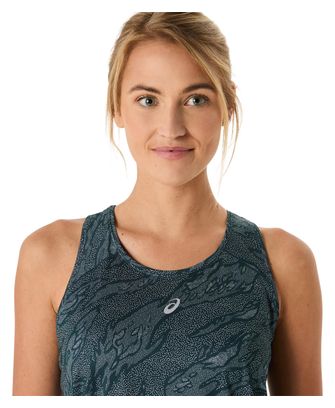 Débardeur Asics Road All Over Print Vert/Rose Femme