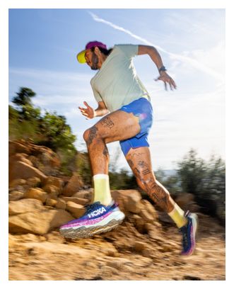 Short slipé Hoka Glide 5in Bleu Homme