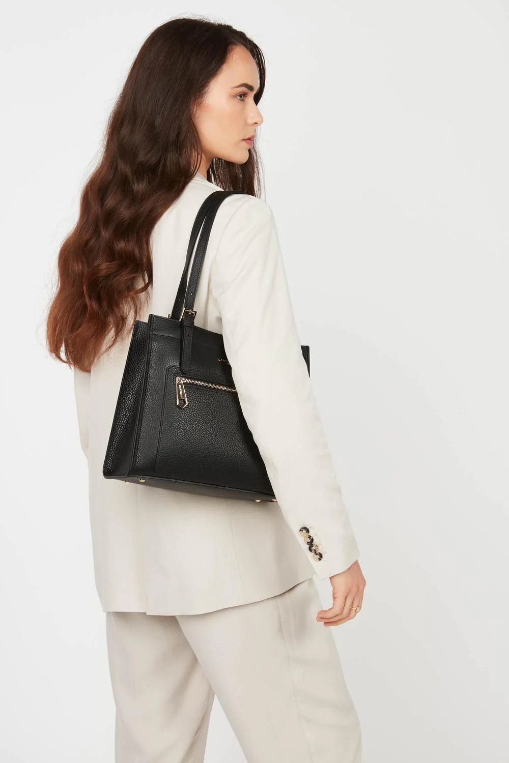 Foulonné Double-Sac cabas épaule