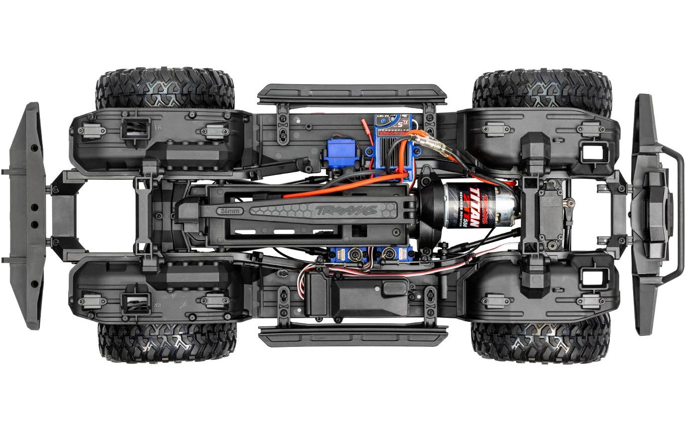 Scale Crawler Land Rover Defender D110, Silber ARTR, 1:10<br>Off-Road Model im Massstab 1:10