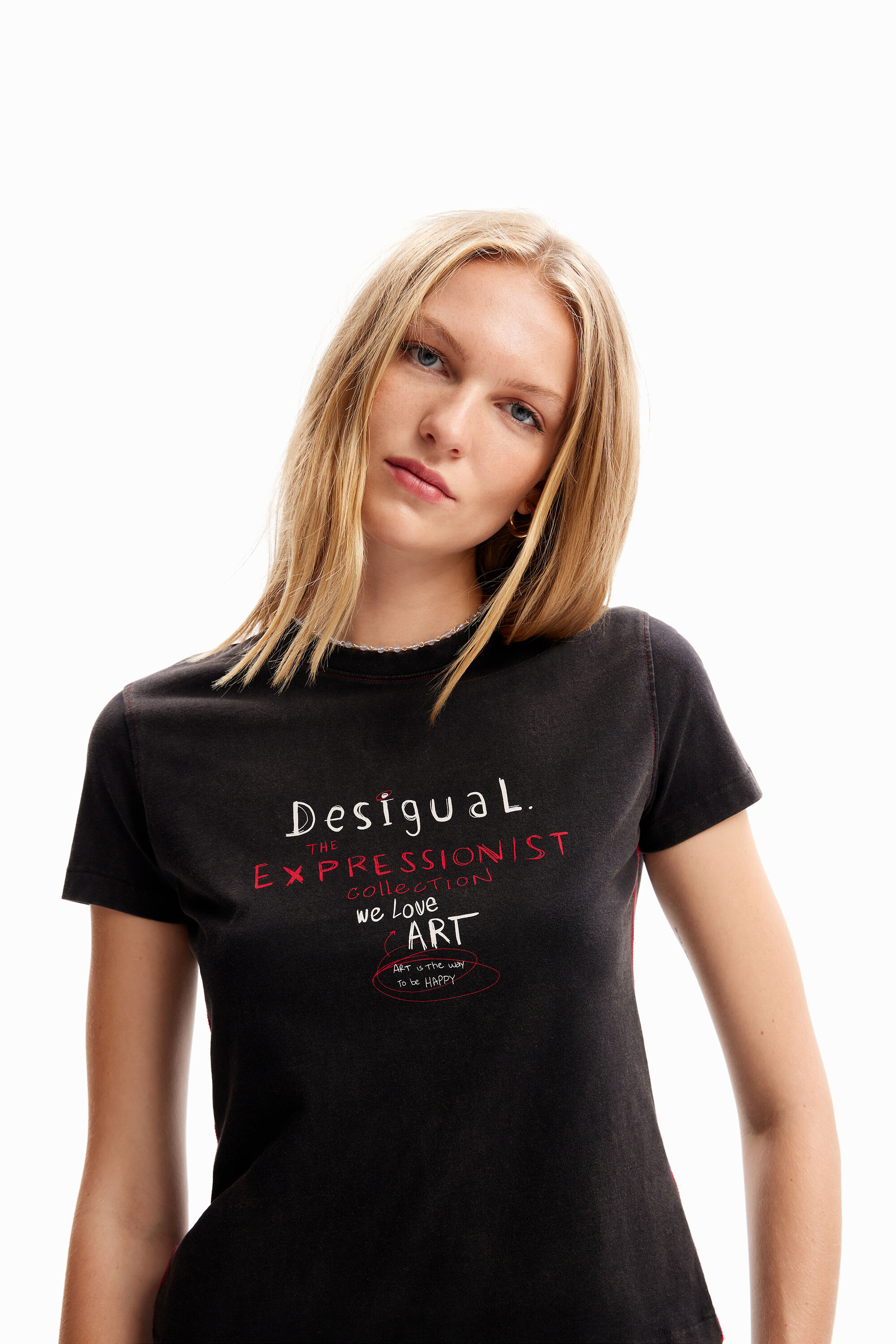 T-shirt ajusté messages