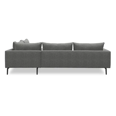Hallsberg højrevendt sofa med pufafslutning