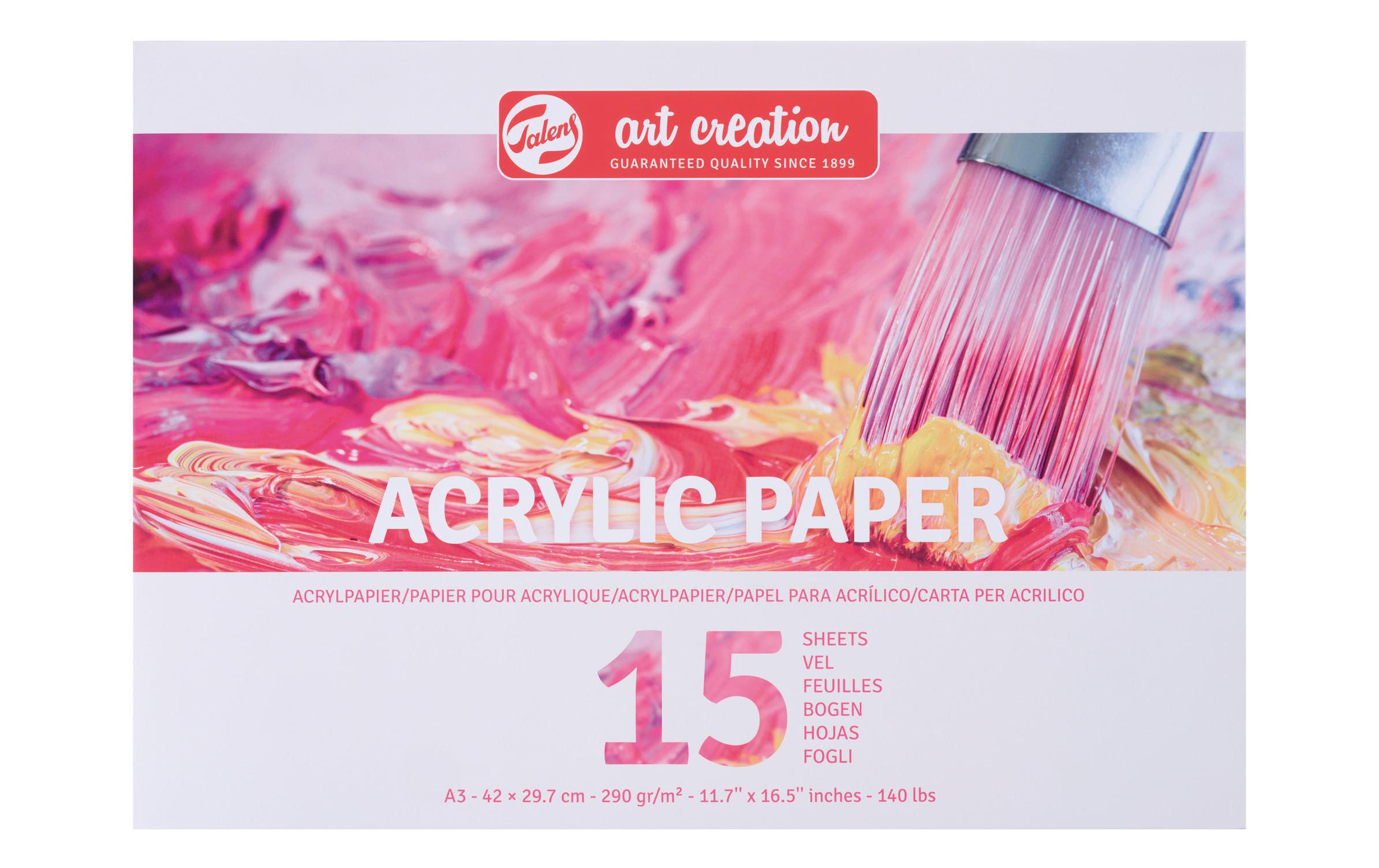 Malblock A3 AcrylAcrylpapier im A3 Format