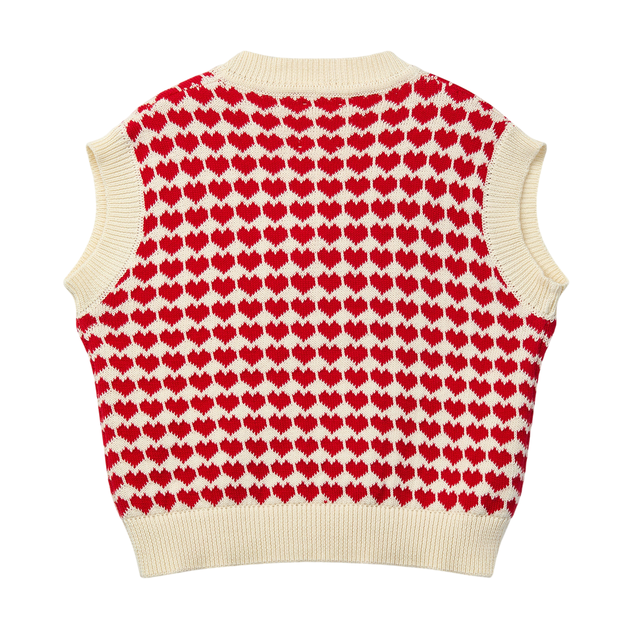 Strickweste The Lovers Red Mini Heart