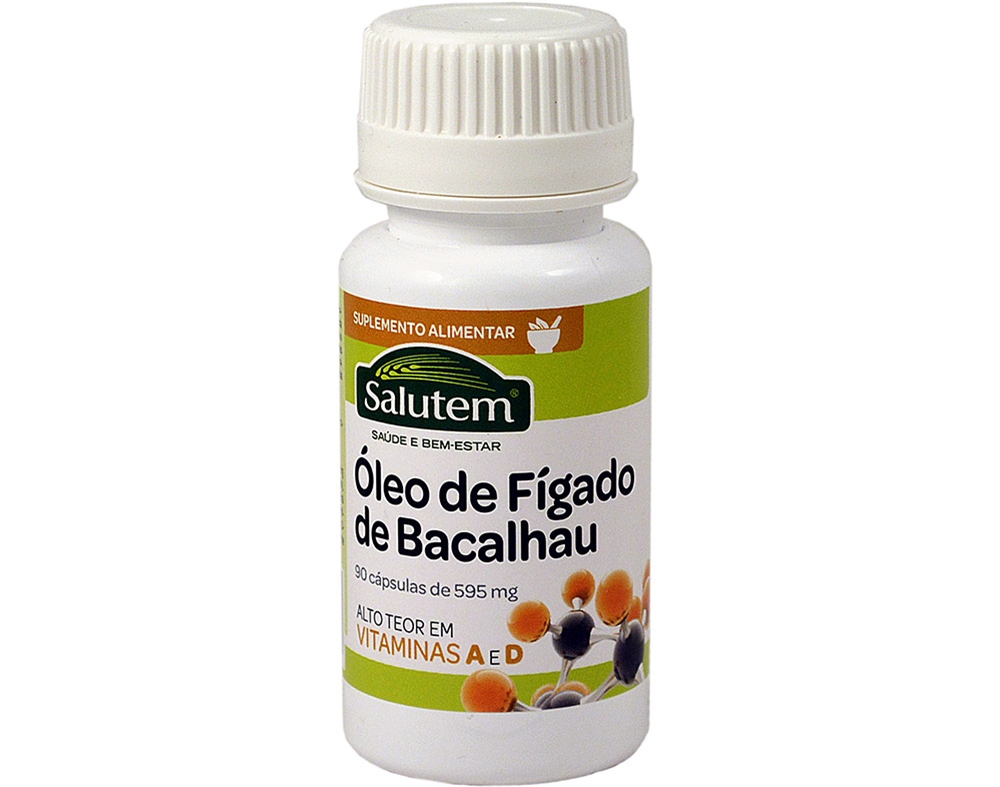 SUPLEMENTO SALUTEM ÓLEO FÍGADO BACALHAU 90 CAPS