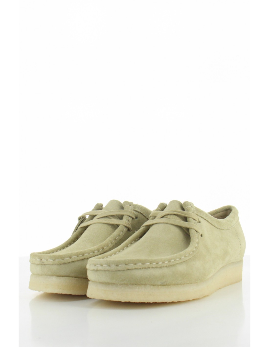 clarks Derbies Femme Wallabee Maple Suede