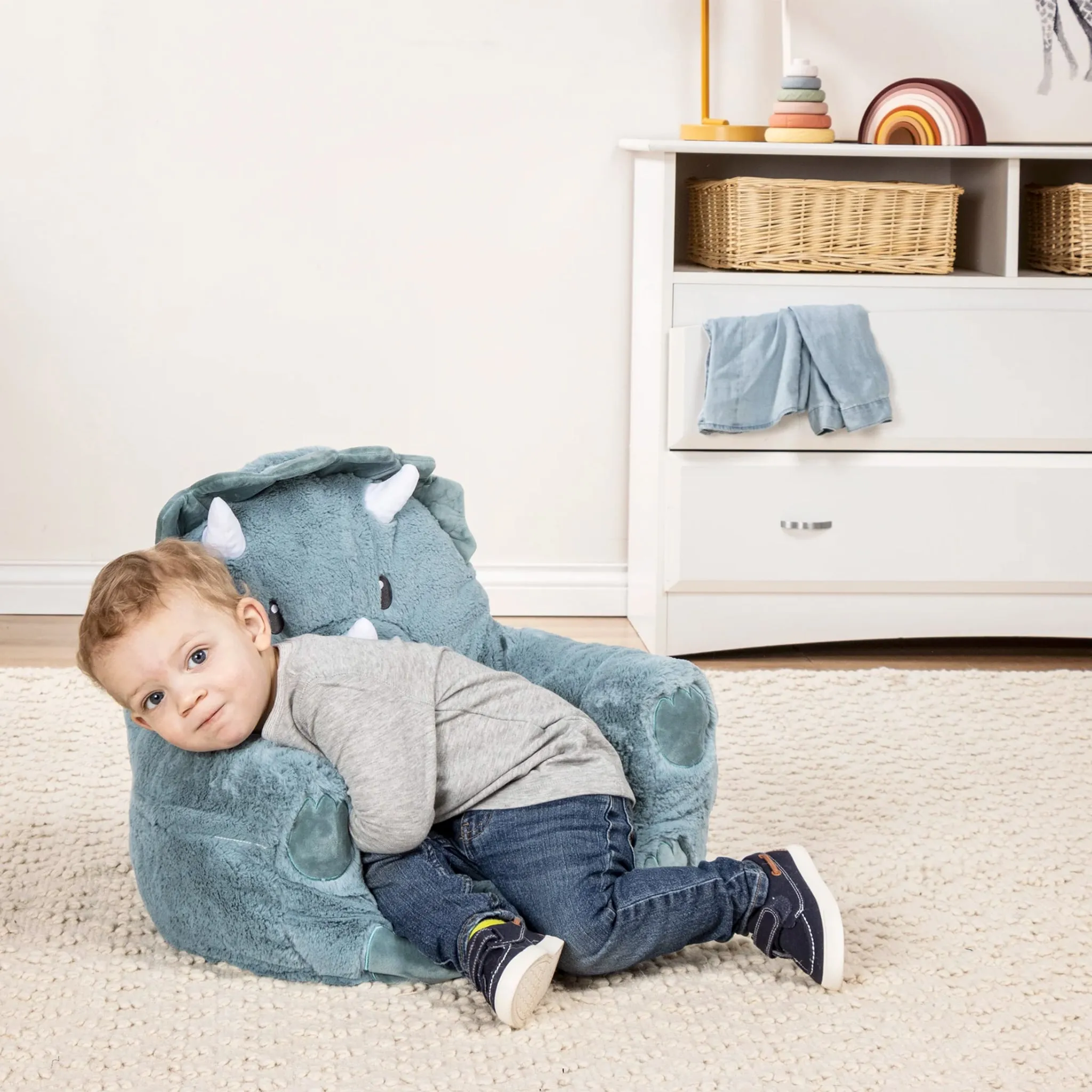 Trend Lab Chaise Dinosaur en Peluche Cuddo Buddies®