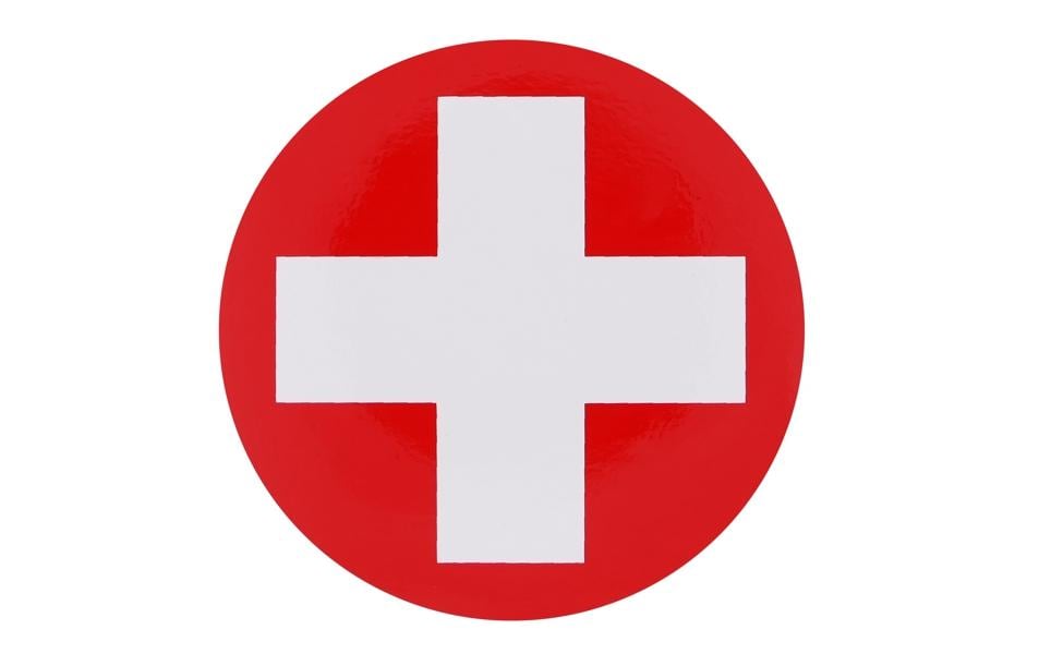 Aufkleber Schweizerkreuz 70 mmSchweizerkreuz Sticker für Flugmodelle
