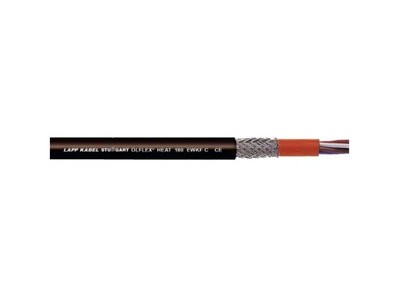 LAPP ÖLFLEX® HEAT 180 EWKF Højtemperaturkabel 5 G 0.75 mm² Sort 463043/100 100 m