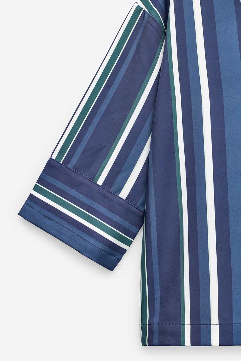 TÚNICA COM ESTAMPADO DE RISCAS