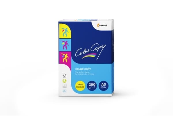 Mondi EA92, Kopiering, A3 (297x420 mm), 150 ark, 280 g/m², GreenRange, ISO 9706, EU Ecolabel, Forest Stewardship Council (FSC)