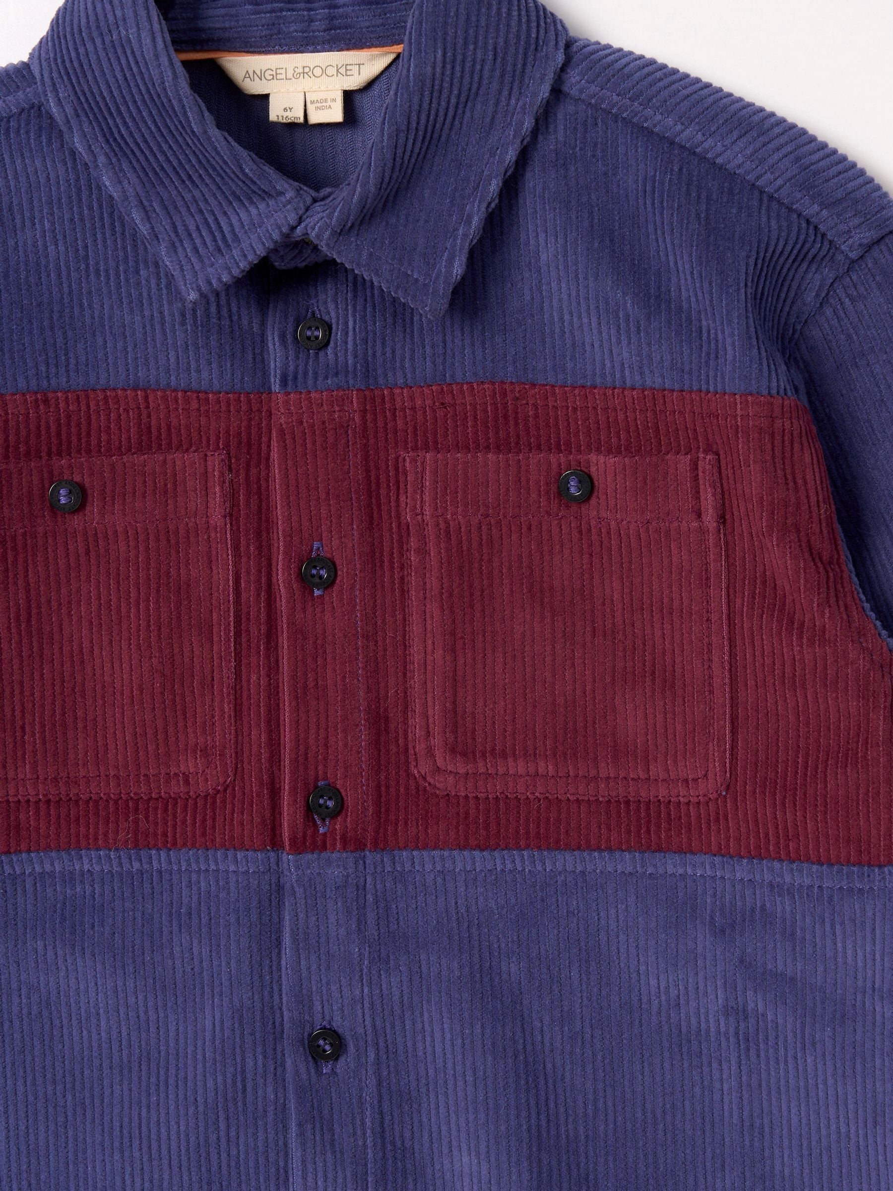 Angel & Rocket Andres Panel Cord Overshirt