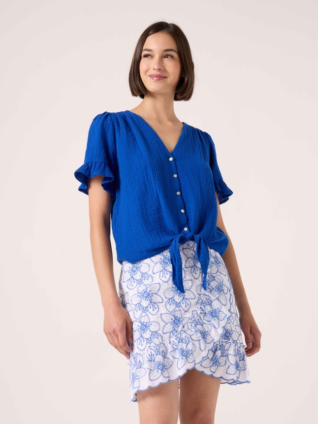 Chemise à nouer 100% coton
