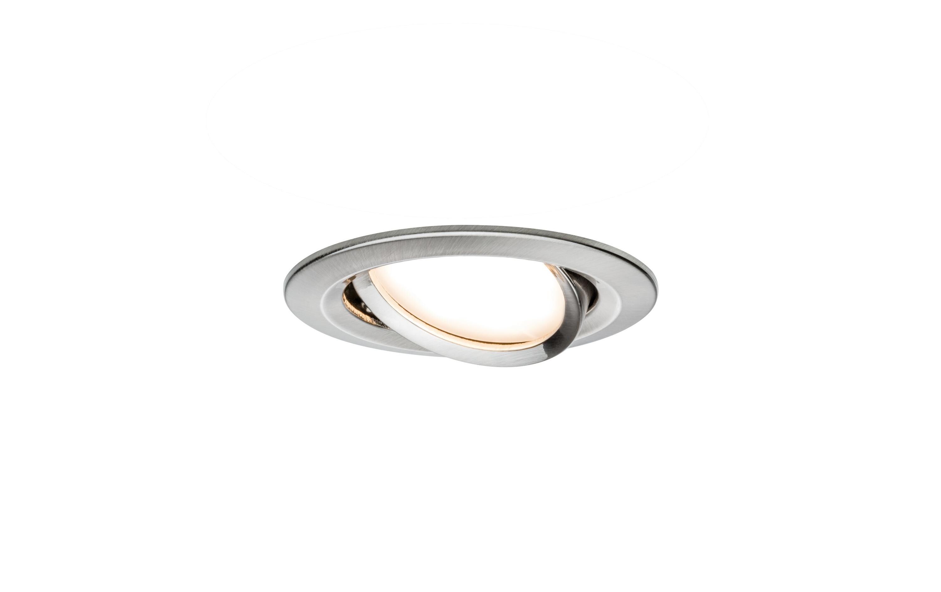 Einbauspot Nova Coin Set, 3 x 6 W, 2700 K, EisenLED Einbauspots Basisset