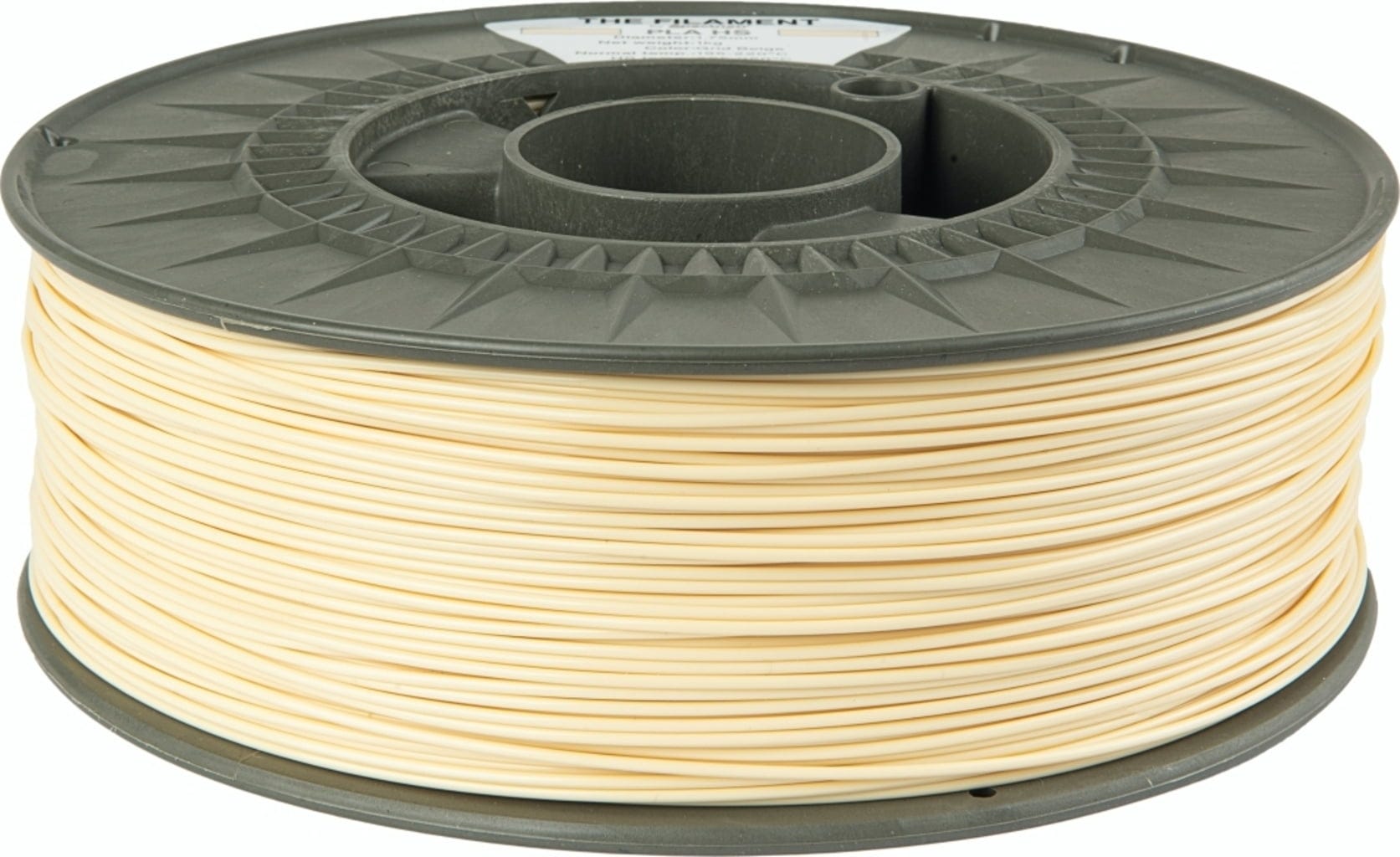 The Filament  PLA HS Grid Beige, 1,75 mm / 1000 g    Kosteneffizientes PLA für hohe Geschwindigkeiten in Grid Beige