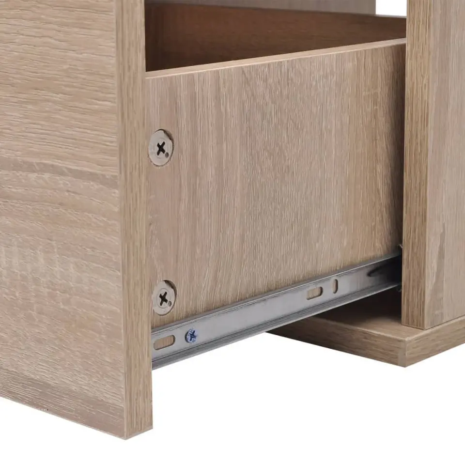vidaXL - Badkamer Meubel - Beige - Bewerkt hout