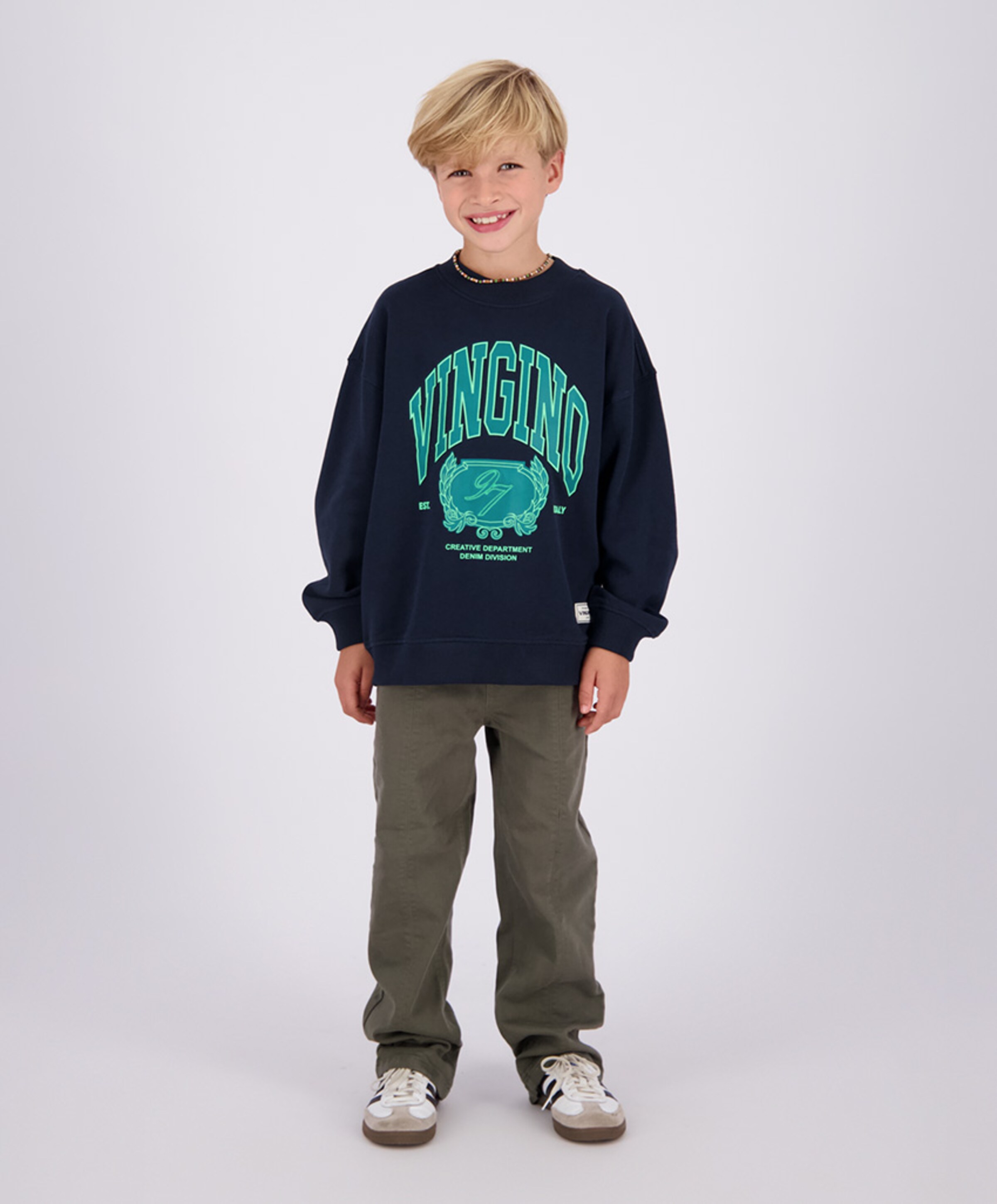 Vingino Jongens sweater blauw