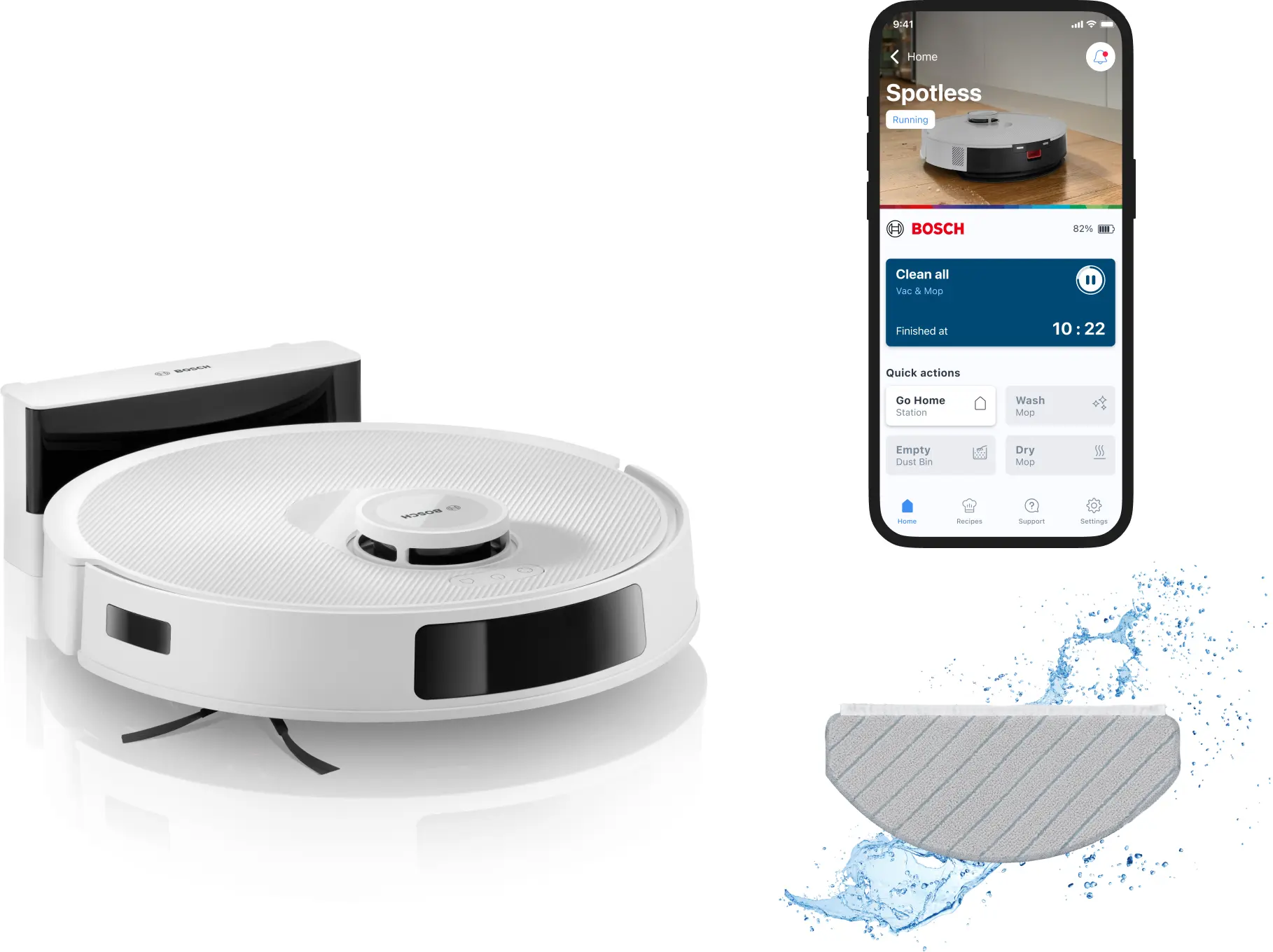 BCRC1W----B Robot stofzuiger Spotless