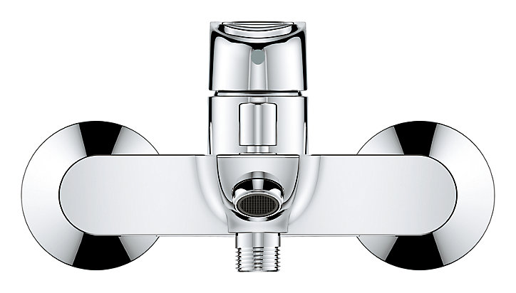 Mitigeur bain/douche 2 trous Grohe Start Loop en laiton coloris chromé entraxe 150 mm
