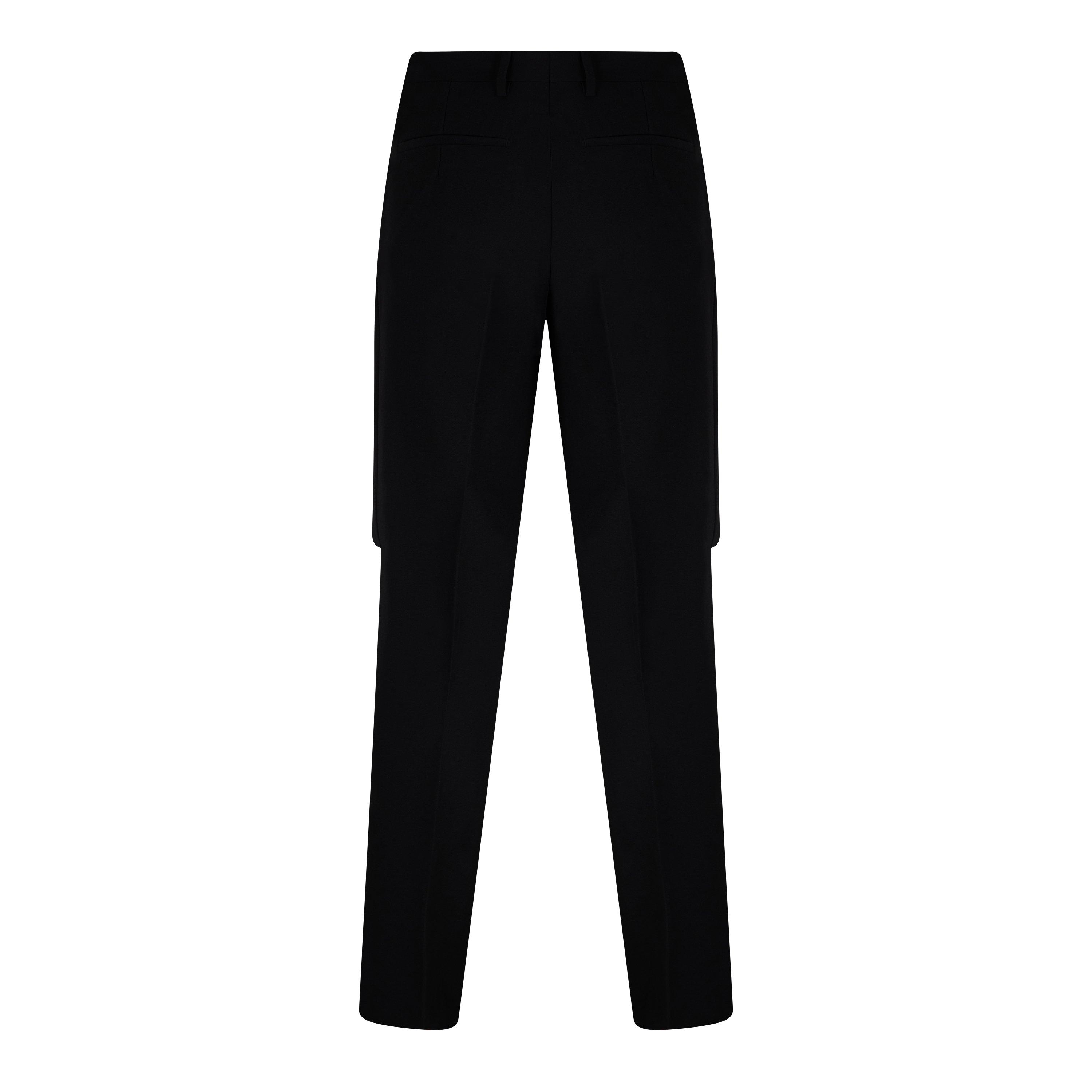 Off White Double Layer Straight Trousers