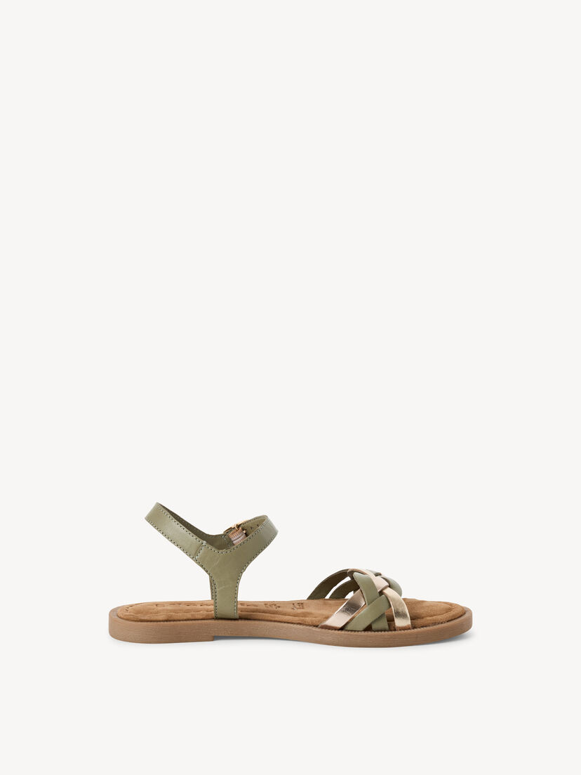 Leren Sandaal - groen