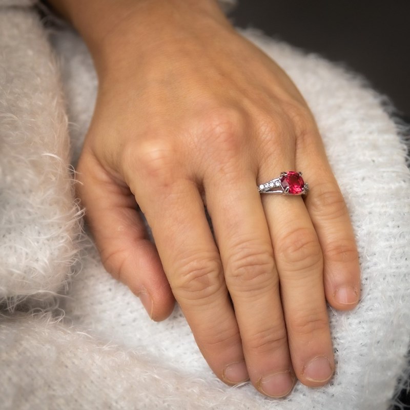 Bague Femme Rhodium LIBRAE