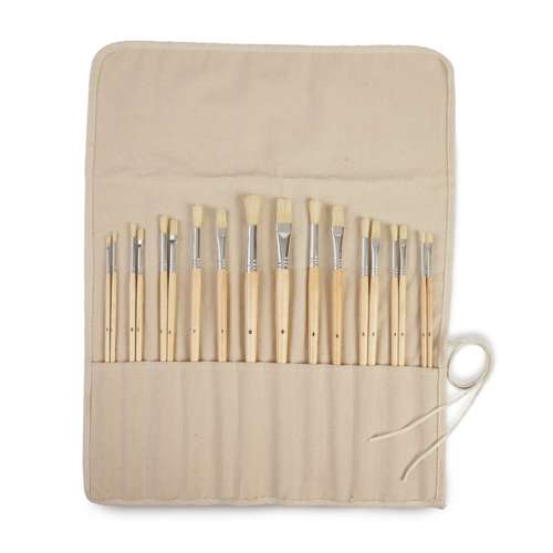 GERSTAECKER Borstenpinsel-Set mit Rolltasche