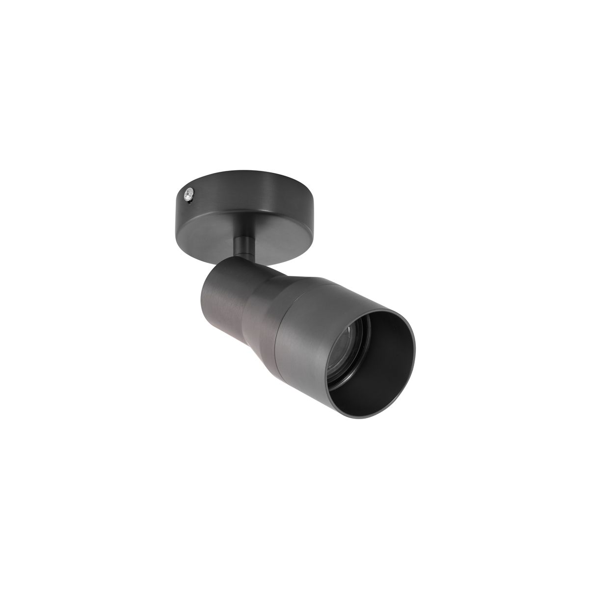 Moderne plafondspot gunmetal GU10 50mm rond - Stanley