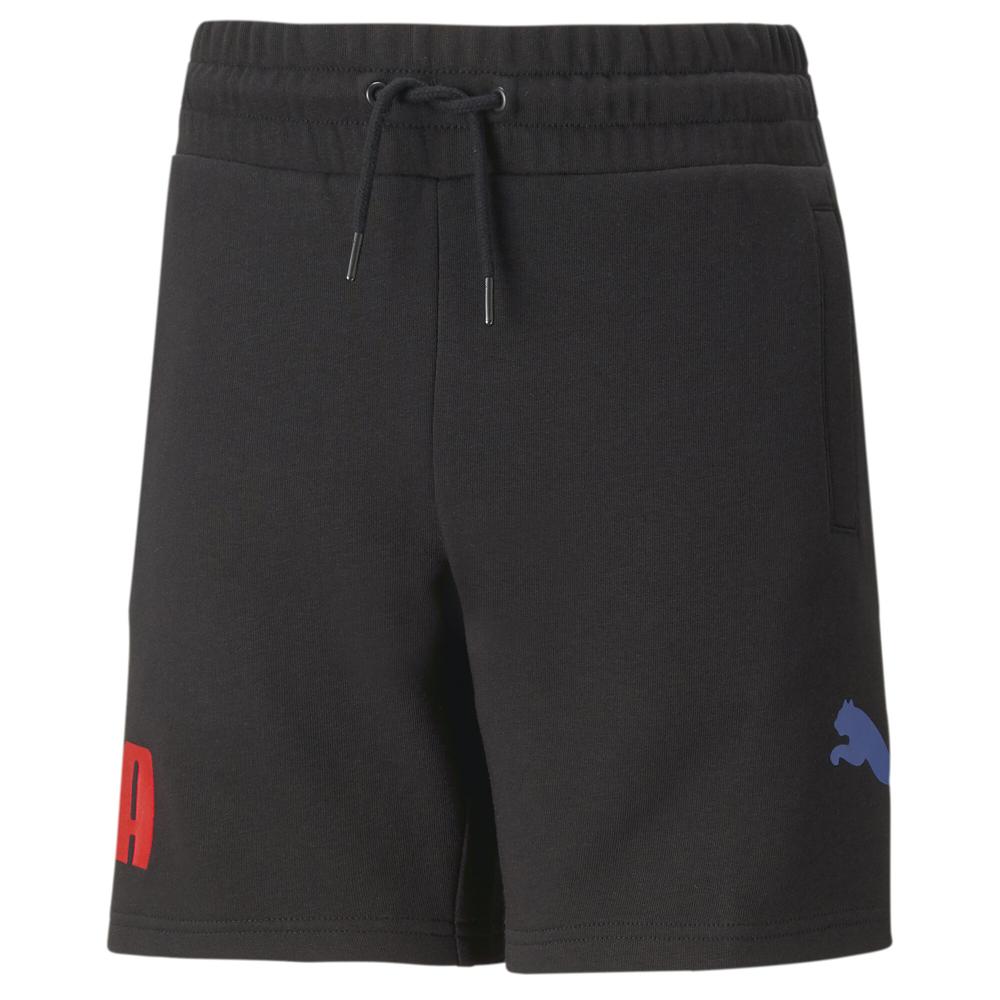 Puma Short Noir/Rouge/Bleu Garçon Puma Sht Tr