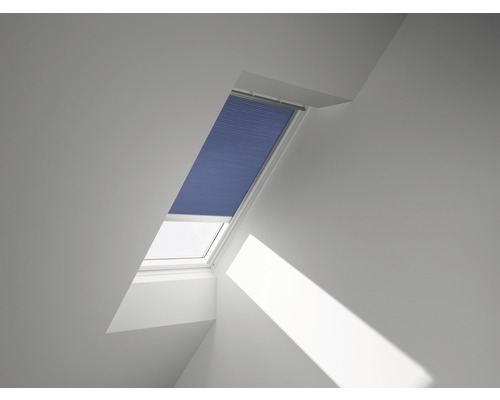 Velux plisségordijn, op zonne-energie, middernachtblauw, effen kleur, FSC C02 1156SWL